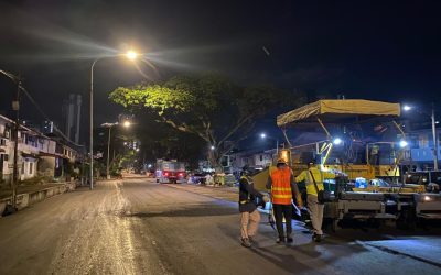 MILL & PAVE JALAN REJANG UNTUK DBKL